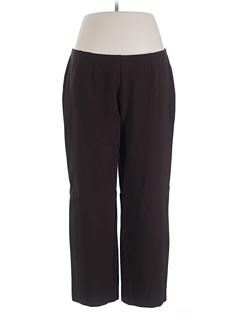 Pre-owned Coldwater Creek Dress Pants In Burgundy