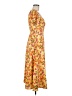 Alexia Admor 100% Polyester Floral Yellow Cocktail Dress Size 6 - photo 4