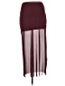 Leith Burgundy Formal Skirt Size M - photo 2