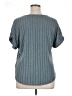 Shein Gray Short Sleeve Top Size XL - photo 2