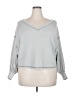 She + Sky Gray 3/4 Sleeve Blouse Size M - photo 1
