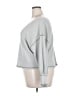 She + Sky Gray 3/4 Sleeve Blouse Size M - photo 5