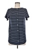 Pink Clover Blue Short Sleeve Henley Size 6 (estimated) - photo 1
