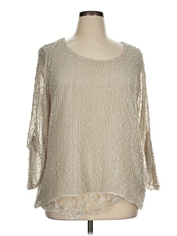 Indigo Soul 3/4 Sleeve Top (view 1)