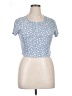Self Esteem Blue Short Sleeve Top Size XL - photo 1