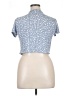 Self Esteem Blue Short Sleeve Top Size XL - photo 2