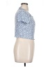 Self Esteem Blue Short Sleeve Top Size XL - photo 4