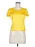 Dana Buchman Yellow Short Sleeve Top Size 6 Petite - photo 1