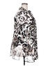 Erfo Animal Print Silver 3/4 Sleeve Blouse Size EU 50 / US 18-20 - photo 4