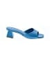 Schutz 100% Leather Color Block Blue Sandals Size 6 - photo 1