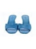 Schutz 100% Leather Color Block Blue Sandals Size 6 - photo 2