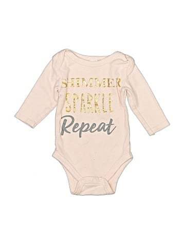 Baby Kiss Long Sleeve Onesie (view 1)