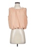Plains & Prints Tan Sleeveless Blouse Size 4 - photo 1