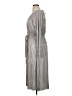 ASOS 100% Polyester Metallic Silver Casual Dress Size 16 - photo 5