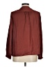 J.Crew 100% Polyester Burgundy Long Sleeve Blouse Size M - photo 2