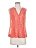 CAbi 100% Polyester Orange Sleeveless Blouse Size XS - photo 1