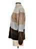 Democracy Color Block Brown Turtleneck Sweater Size XS - photo 5