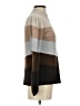Democracy Color Block Brown Turtleneck Sweater Size XS - photo 4