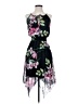En Focus Studio Floral Black Cocktail Dress Size 4 - photo 1
