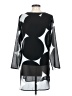 Alfani 100% Polyester Graphic Black Casual Dress Size XS - photo 2
