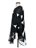 Alfani 100% Polyester Graphic Black Casual Dress Size XS - photo 5