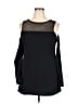 Torrid Black Long Sleeve Blouse Size 2X Plus (2) - photo 1