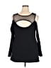 Torrid Black Long Sleeve Blouse Size 2X Plus (2) - photo 2