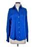 Zara Blue Long Sleeve Blouse Size S - photo 1
