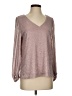 Nine West Metallic Pink Long Sleeve Blouse Size S - photo 1