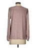 Nine West Metallic Pink Long Sleeve Blouse Size S - photo 2