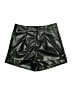 Shein 100% Polyester Metallic Black Shorts Size L (tall) - photo 1
