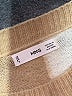 MNG Color Block Tan Pullover Sweater Size XS - photo 7