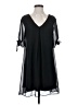 Soprano 100% Polyester Black Casual Dress Size S - photo 1