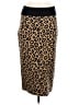 Veronica Beard Animal Print Brown Wool Skirt Size M - photo 1