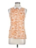 Tommy Bahama Orange Sleeveless Blouse Size M - photo 1