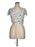 Shein Ivory Short Sleeve Top Size XL - photo 1