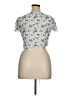 Shein Ivory Short Sleeve Top Size XL - photo 2