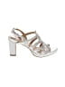 Naturalizer Metallic Silver Sandals Size 8 1/2 - photo 1