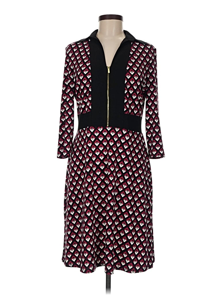 Pre-owned Nine West Casual Dress In Burgundy