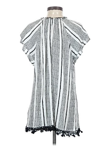 Indigo Rose Short Sleeve Blouse (view 2)