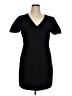 Jade 100% Polyester Solid Black Casual Dress Size XL - photo 1