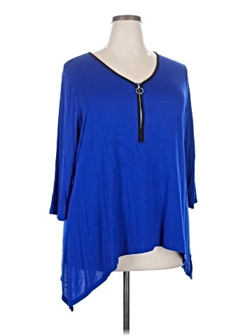 Cable & Gauge 3/4 Sleeve Top (view 1)