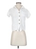Style Envy 100% Rayon White Short Sleeve Blouse Size XS - photo 1