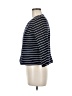 Talbots 100% Cotton Stripes Blue Blazer Size 6 - photo 5