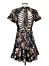 San Joy Print Black Cocktail Dress Size S - photo 2