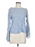 Unbranded Blue Long Sleeve Blouse Size M (estimated) - photo 1