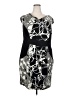 Donna Ricco Graphic Gray Cocktail Dress Size 18 - photo 1