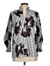 Alfani Houndstooth Silver Kimono Size M - photo 1