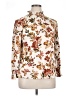 Perseption Concept Floral Ivory Long Sleeve Blouse Size XL - photo 1