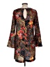 Beige by ECI Print Black Casual Dress Size 6 - photo 2
